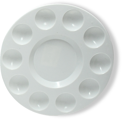 [27039] PALETA PLASTICA BLANCA FRANCO ARTE (100*6)