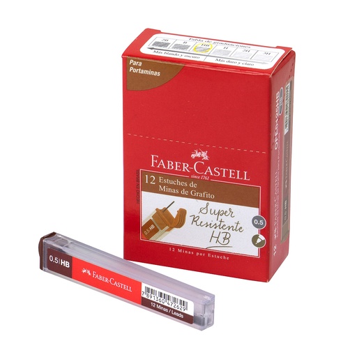 MINAS HB 0.5 MM. FABER CASTELL