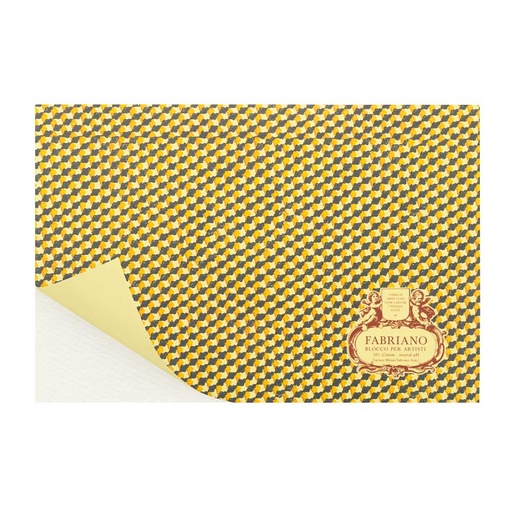 BLOCK ACUARELA 50 % G. ALGODON GRUESO 9 PLG. X 12 PLG. 300 G. 20 H. FABRIANO