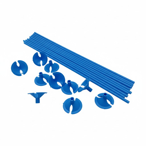 [PGCC] PORTAGLOBO PLASTICO CELESTE 100 U. ALFA (10)