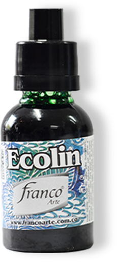 [37010] ACUARELA LIQUIDA ECOLIN 30 ML. 010 VERDE BOSQUE FRANCO ARTE (6*30)