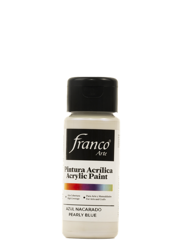 [18302] PINTURA ACRILICA 60 ML. 302 AZUL NACARADO FRANCO ARTE (6*24)