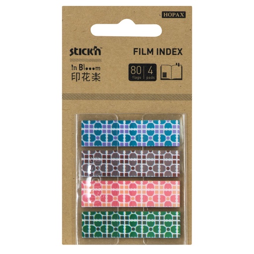 BANDERITAS DECORADAS 4 X 20 U. STICKN