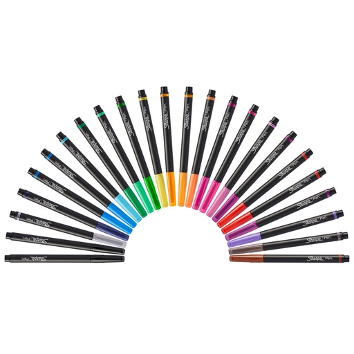 MARCADORES FELT TIP PUNTA EXTRA FINA 24 COL. SHARPIE