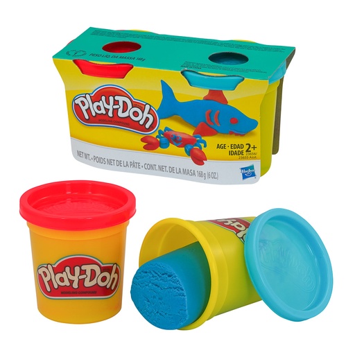 PLASTICINA EN BOTE 3 OZ. 2 COL. PLAY-DOH