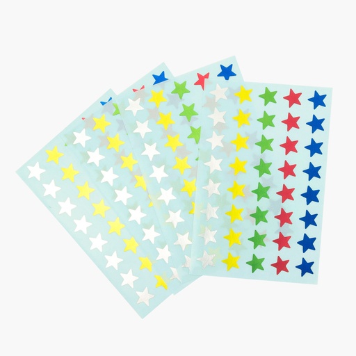 CALCOMANIAS ESTRELLAS COLORES SURTIDOS FAST
