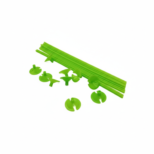 [PGCVL] PORTAGLOBO PLASTICO VERDE LIMON 100 U. ALFA (10)
