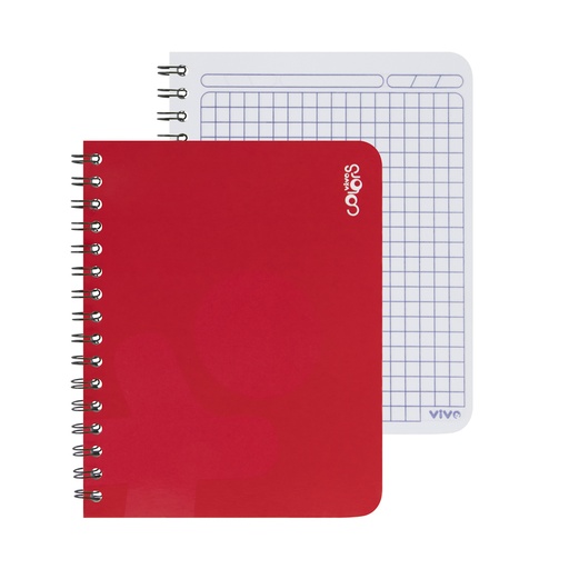CUADERNO ESPIRAL NO.2 70 H. CUADROS VIVO