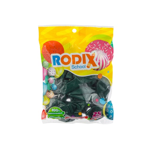 GLOBOS 25 U. VERDE STD. RODIX