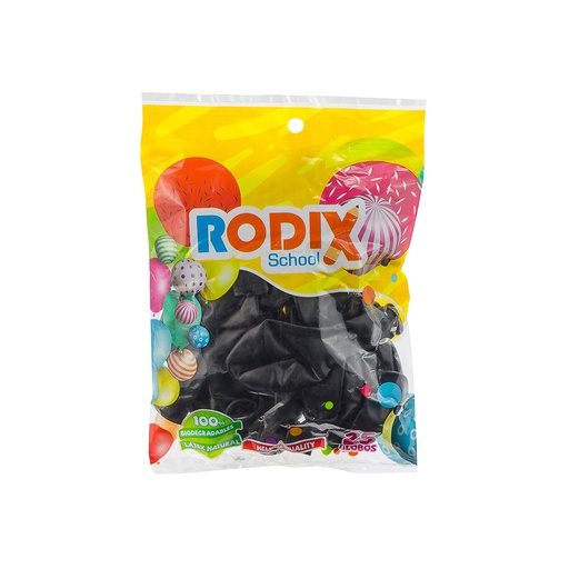 GLOBOS 25 U. NEGRO STD. RODIX