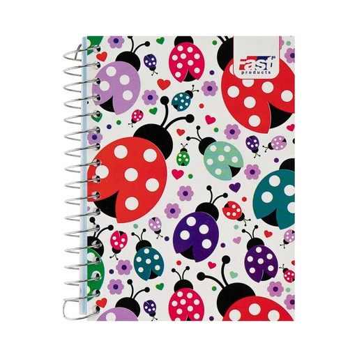 LIBRETA ESPIRAL 10 CM . X 14 CM. 150 H. LINEAS FAST