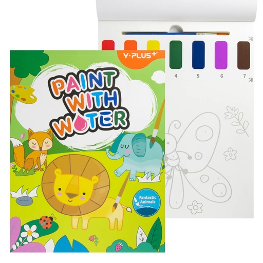 LIBRO ACUARELA FANTASTIC ANIMALS Y-PLUS