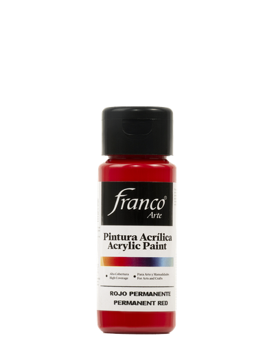 [18323] PINTURA ACRILICA 60 ML. 323 ROJO PERMANENTE FRANCO ARTE (6*24)