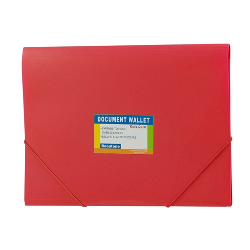 FOLDER ESPAÑOL OFICIO ROJO BEAUTONE