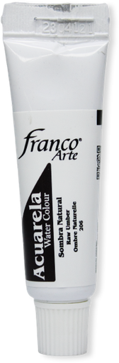[38206] ACUARELA EN TUBO  15 ML. 206 SOMBRA NATURAL FRANCO ARTE (4*63)