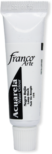 [38104] ACUARELA EN TUBO  15 ML. 104 NEGRO BUJIA FRANCO ARTE (4*63)