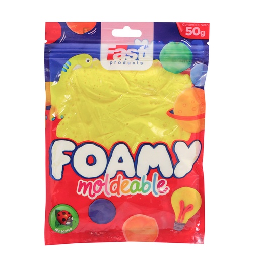 FOAMY MOLDEABLE 50 G. AMARILLO FAST