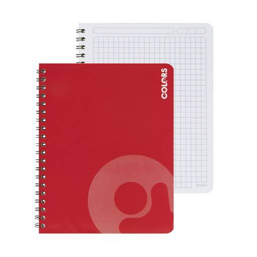 CUADERNO ESPIRAL 70 H. CUADROS VIVO