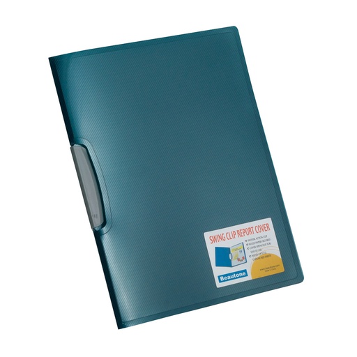 FOLDER CON CLIP AZUL PAVO 45415 BEAUTONE