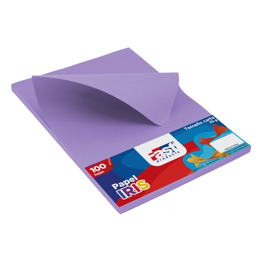 PAPEL BOND 75 G. 100 H. PURPURA CLARO FAST
