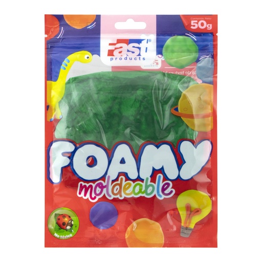 FOAMY MOLDEABLE 50 G. VERDE FAST