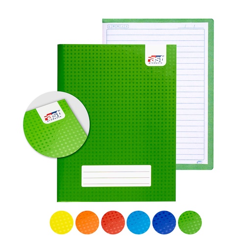 CUADERNO EMPASTADO 100 H. PEQUEÑO EN LINEAS FAST