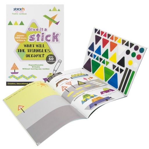 LIBRO DE ACTIVIDADES TRIANGULOS 29022 STICKN