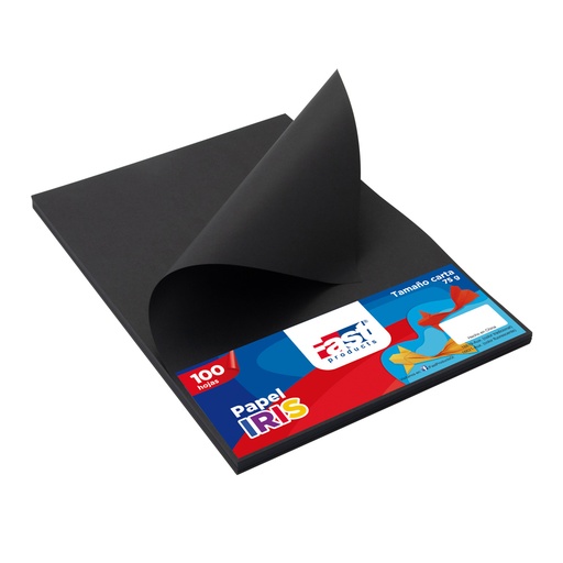 PAPEL BOND 75 G. 100 H. NEGRO FAST