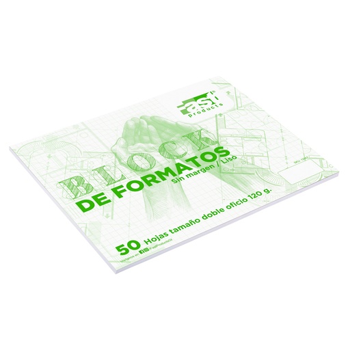 BLOCK DOBLE OFICIO 120G. 50 H. FAST