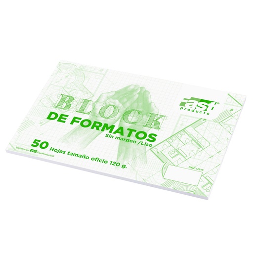 BLOCK OFICIO LISO 120G. 50 H. FAST