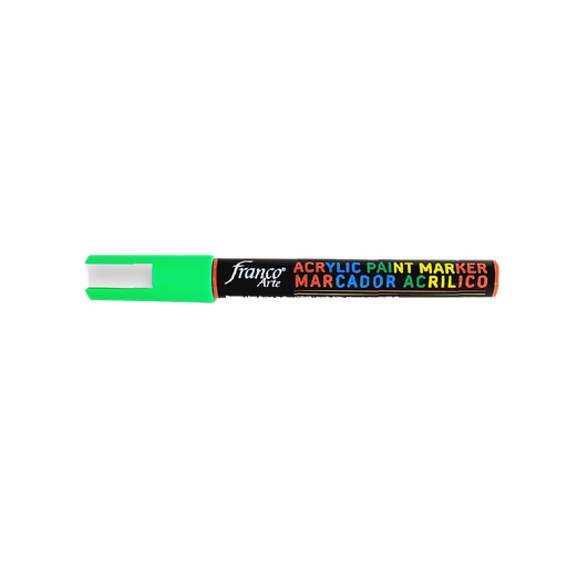 [41438] MARCADOR ACRILICO 41438 3 MM. VERDE FLUORECENTE FRANCO ARTE (6*30*4)