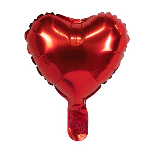 GLOBO METALICO CORAZON ROJO FAST