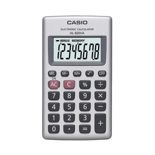 CALCULADORA HL-820 VA 8 DIGITOS CASIO