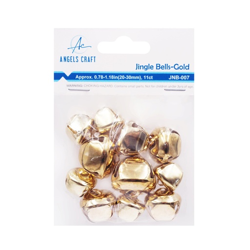 [JNB-007] CASCABEL DORADO TAMAÑO VARIADO 11 U. ANGELS CRAFT