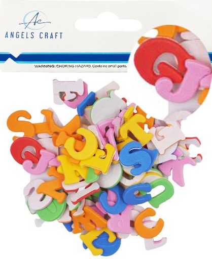 [SLF-001] LETRAS DE FOAMY 14 GR. ANGELS CRAFT