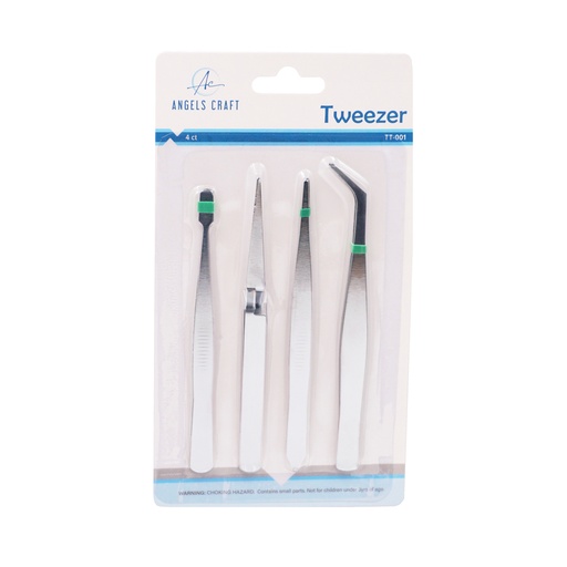 [TT-001] PINZAS METALICAS 4 U. ANGELS CRAFT