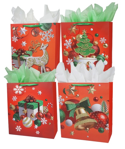 [GB-113] BOLSA DE REGALO GB-113 NAVIDEÑA JUMBO HORIZONTAL ANGELS CRAFT