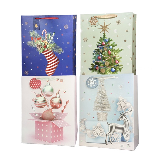 [GB-127] BOLSA DE REGALO GB-127 NAVIDEÑA EXTRA GRANDE ANGELS CRAFT