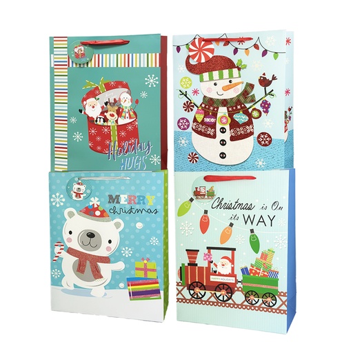 [GB-129] BOLSA DE REGALO GB-129 NAVIDEÑA EXTRA GRANDE ANGELS CRAFT