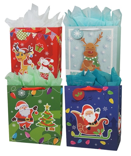 [GB-137] BOLSA DE REGALO GB-137 NAVIDEÑA GRANDE ANGELS CRAFT
