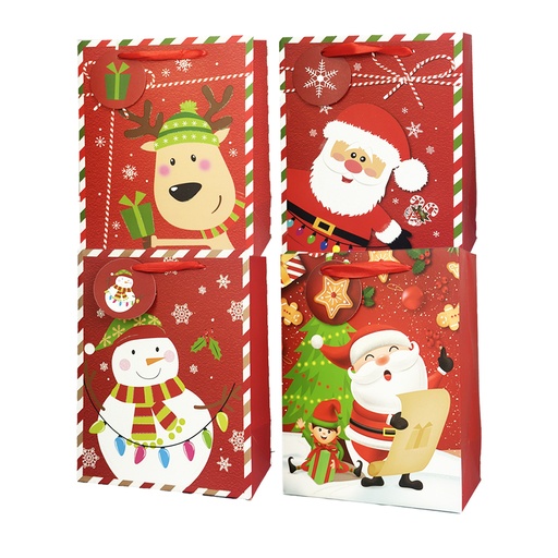 [GB-140] BOLSA DE REGALO GB-140 NAVIDEÑA MEDIANA ANGELS CRAFT