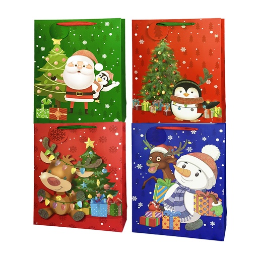 [GB-147] BOLSA DE REGALO GB-147 NAVIDEÑA JUMBO ANGELS CRAFT