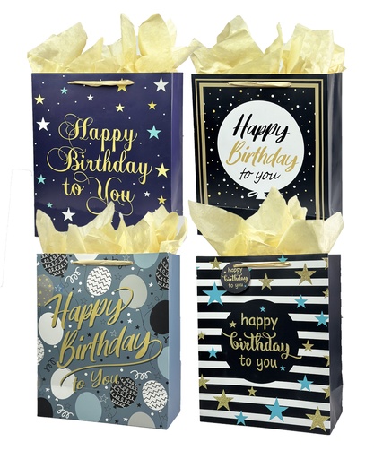 [GB-206-M] BOLSA DE REGALO GB-206-M FELIZ CUMPLEAÑOS MEDIANA ANGELS CRAFT