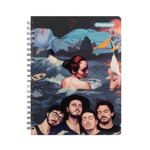 CUADERNO DOBLE ESPIRAL 100H LINEAS TD MORAT PRIMAVERA