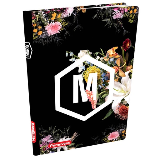 CUADERNO COSIDO EMPASTADO 100H LINEAS MORAT PRIMAVERA