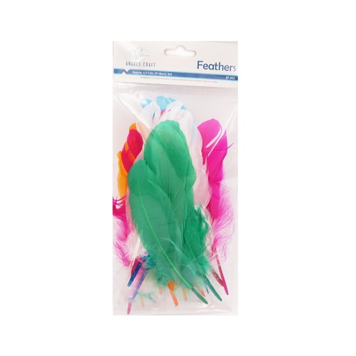 [EF-002] PLUMAS 15 U. 19 CM. ANGELS CRAFT (12*30)