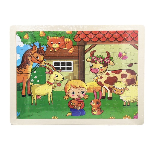 [JIGS-003] ROMPECABEZAS DE MADERA GRANJA JIGS-003 ANGELS CRAFT (12*12)