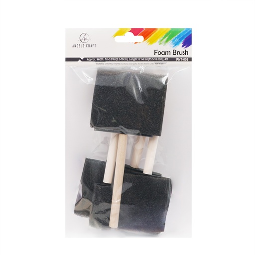 [PNT-008] BROCHA DE ESPONJA 4 U. ANGELS CRAFT (12*20)