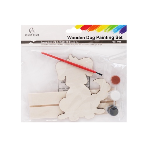 [PNT-046] SET DE PINTURA MADERA PERRO PNT-046 ANGELS CRAFT (12*12)