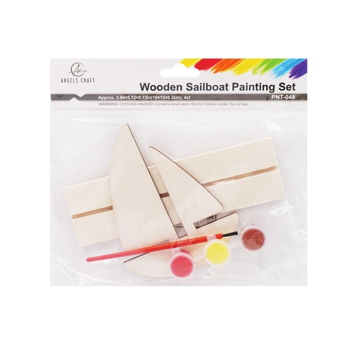 [PNT-048] SET DE PINTURA MADERA VELERO ANGELS CRAFT (12*12)